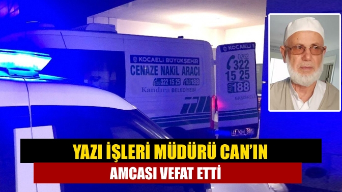 Kandıra’nın tanınan ve sevilen Sümerbank’tan emekli Mevlüt Can (90) vefat