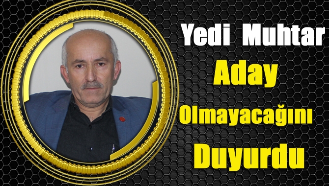 Yerel seçimlerin yaklaşması ile birlikte Kandıra’nın 96 mahallesi’nde muhtar adayları