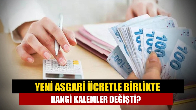 Asgari ücrete ara zam yapılması sonrasında pek çok kalemde değişiklik