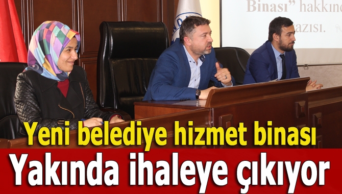 Kandıra Belediye Başkanı Ünal Köken, yeni belediye hizmet binasının projesinin