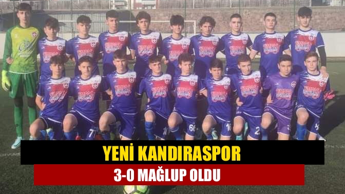 U15-A Grubu’nda mücadele eden Yeni Kandıraspor U15 takımı sezonun ilk