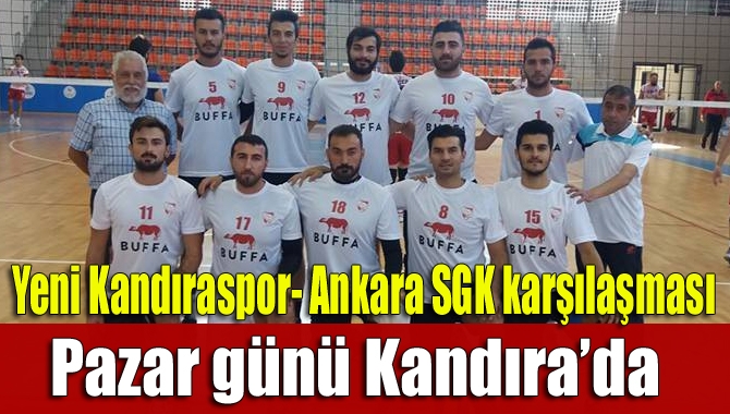 Yeni Kandıraspor- Ankara SGK karşılaşması 29 Ekim Pazar günü saat