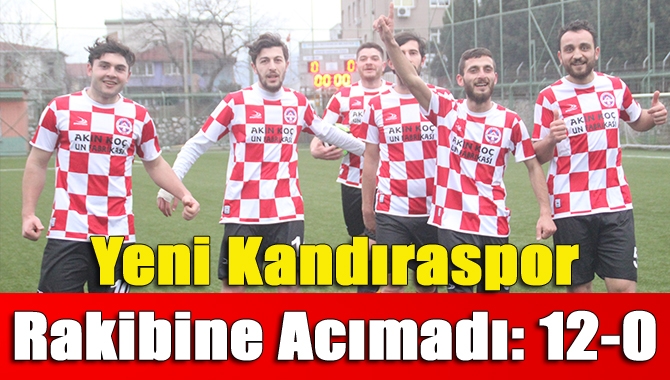 Yeni Kandıraspor ve Yazlıkspor rakiplerini 12-0 mağlup ederek haftanın en