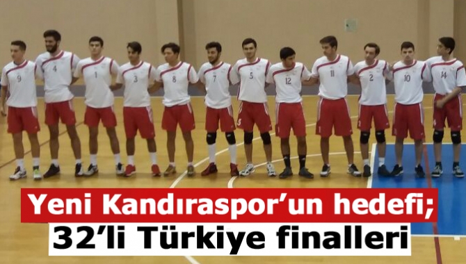 Genç Erkekler Voleybol Ligi’nde il birincisi olan Yeni Kandıraspor Voleybol