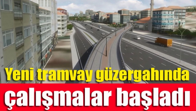 Kocaeli Büyükşehir Belediyesi tarafından Kuruçeşme’ye uzatılacak olan tramvay hattının ilk
