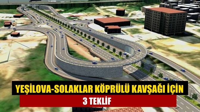 Büyükşehir Belediyesi tarafından Yeşilova’da yaşanan trafik sorunun çözülmesi için yapılan