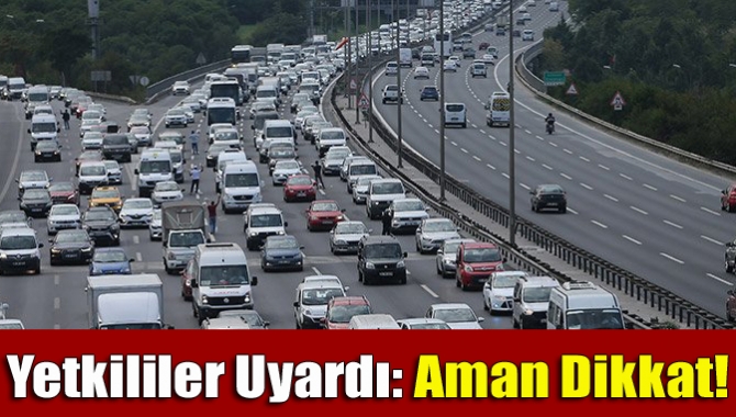 Kurban Bayramı tatilinin son günleri yaşanırken tatilcileri için artık dönüş