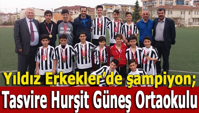 Kandıra okul sporları kapsamında düzenlenen yıldız erkekler futbol ilçe birinciliği