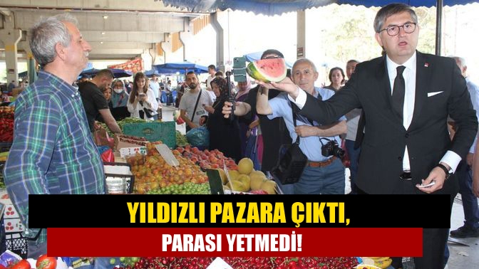 CHP İl Başkanı Harun Yıldızlı, İzmit Perşembe Pazarı’na alışverişe çıktı.