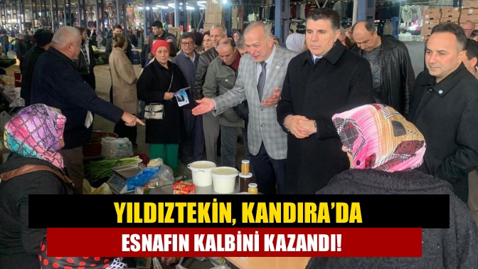 İYİ Parti Kocaeli Büyükşehir Belediye Başkan Adayı Gencay Yıldıztekin, Kandıra’da
