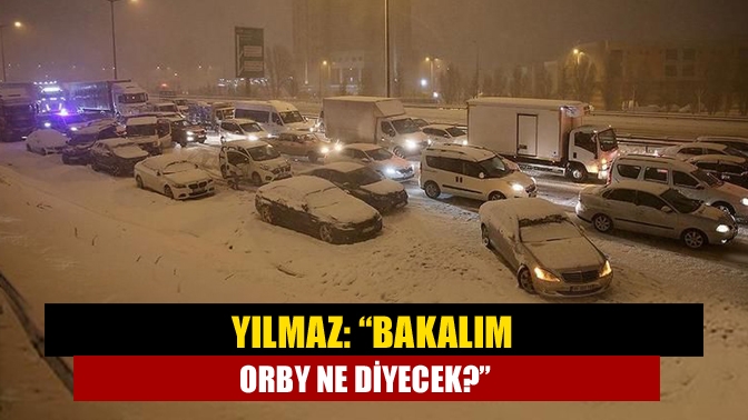 Kocaeli Milletvekili Yılmaz, İstanbul’da vatandaş karla kaplı yollarda mahsur kalırken