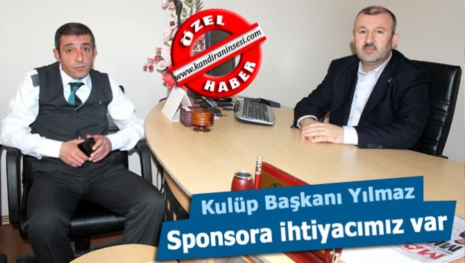 Yeni Kandıraspor Voleybol Takımı Kulüp Başkanı Yalçın Yılmaz, kulübün daha
