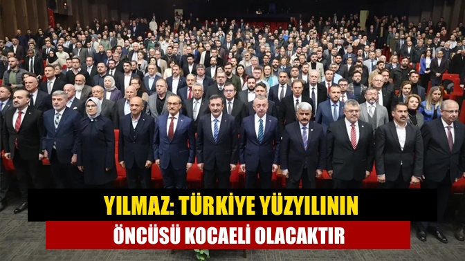 İş insanları ile bir araya gelen Cumhurbaşkanı Yardımcısı Cevdet Yılmaz,