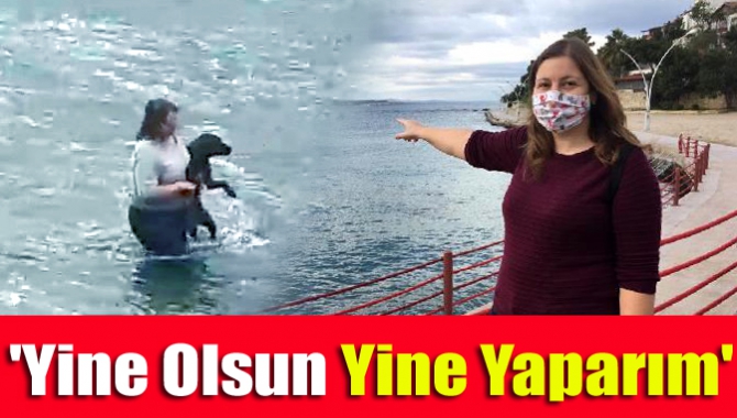 Kandıra İlçesi Kerpe sahilinde, denizde boğulmakta olan bir köpeği görüp,
