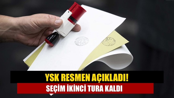 Yüksek Seçim Kurulu Başkanı Ahmet Yener, seçim sonuçlarına ilişkin son