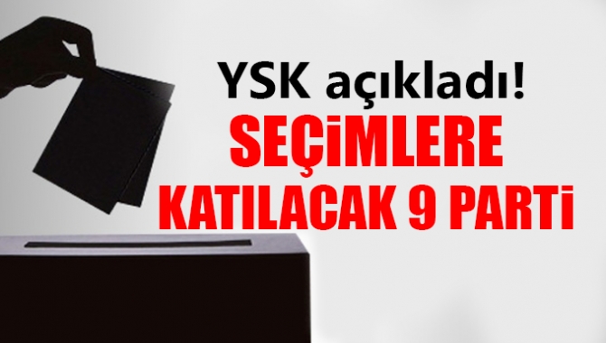 Yüksek Seçim Kurulu, Siyasi Partiler Kanunu'na göre seçimlere katılma yeterliliğine