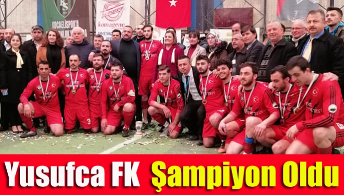 Genç Kandıralılar Derneği Halı Saha Ligi'nde şampiyonluğu Akın FK ile