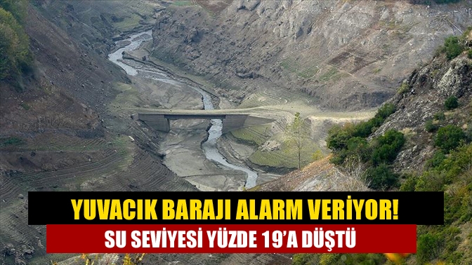 Kocaeli’de beklenen yağışların düşmemesi neticesinde kentin su ihtiyacının büyük ölçüde