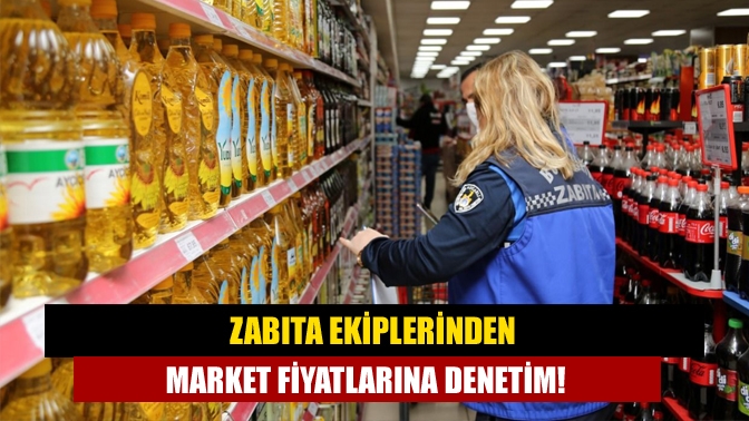 Kocaeli Büyükşehir Belediyesi Zabıta ekipleri, marketlerde raf ve kasa fiyatlarına