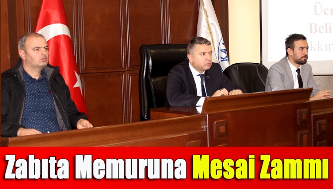 Kandıra Belediye Meclisi, 320 TL olan zabıta personeli maktu mesai