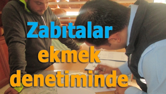 Kandıra Belediyesi Zabıta Müdürlüğü ekipleri, 1 liraya düşen ekmeğin fiyatı