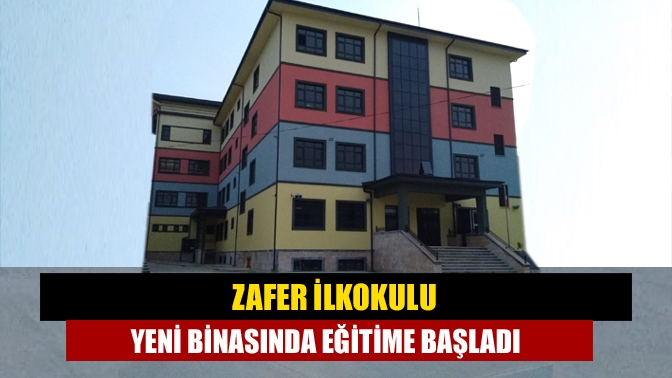 Yeni binasına kavuşan Kandıra Zafer İlkokulu'nda ara tatilin ardından ilk