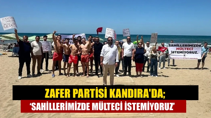 Zafer Partisi Kocaeli İl Başkanı Ender Oğuz ve beraberindeki partililer