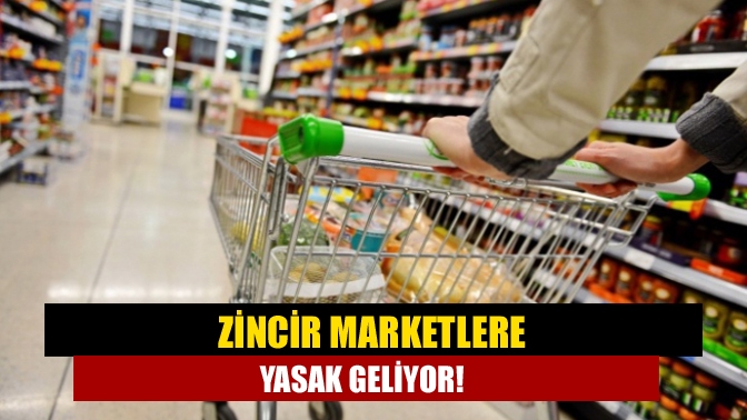 Zincir marketlerde bazı ürünlerin satışının yasaklanmasını içeren paket TBMM’ye gönderiliyor.