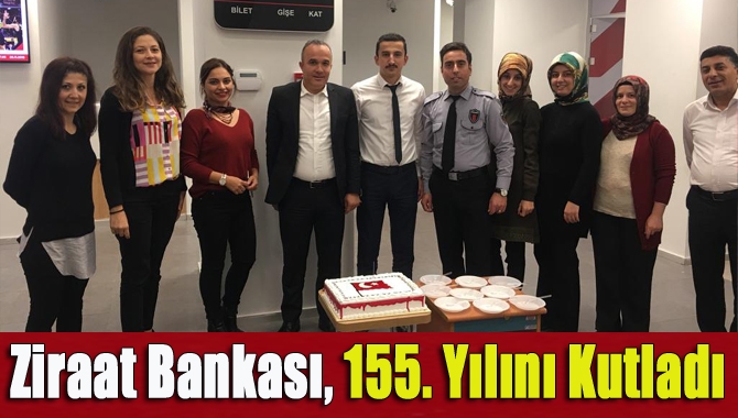 Ziraat Bankası Kandıra Şubesi, 155. yıl anısına mesai bitiminde mini