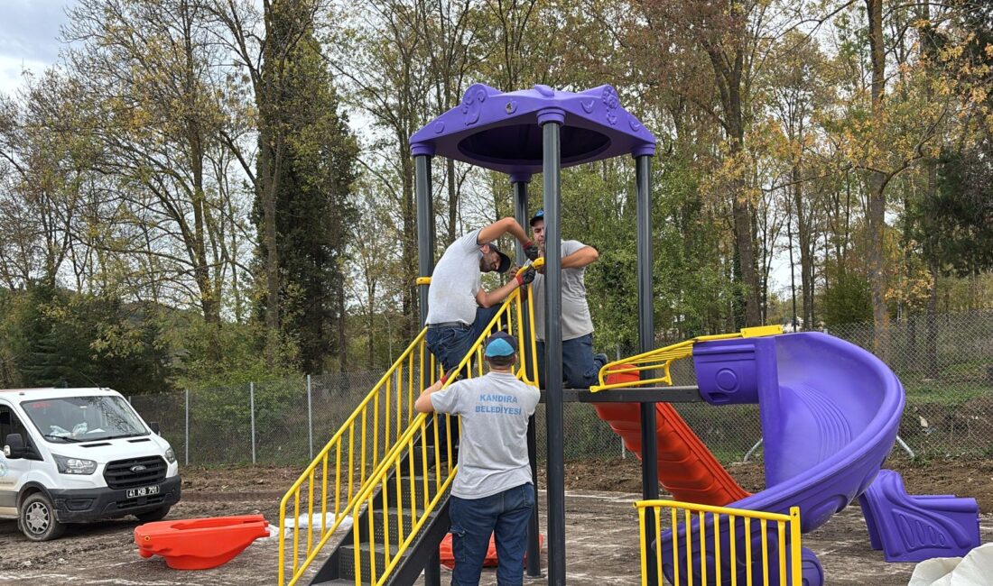 Kandıra Belediyesi Fen İşleri Müdürlüğü ekipleri, Antaplı Köyü’ne modern ve