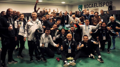 Taraftarın büyük ilgi gösterdiği karşılaşmada Yeşil-Siyahlılar, Serdar Dursun’un golüyle sahadan