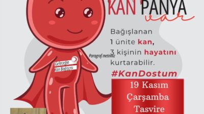 Kandıra Tasvire Hurşit Güneş Ortaokulu, Kızılay ile birlikte 19 Kasım’da