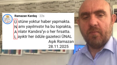 Kandıra Beylerbeyi’nden Ramazan Kardaş, Ünal Cankurt için sosyal medyada baş