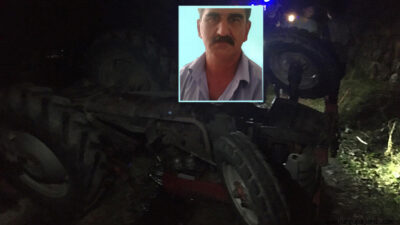 Kandıra Pelitpınarı Goncalar Mahallesi’nde dün gece meydana gelen traktör kazasında