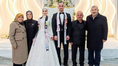 Kandıra sanayi esnaflarından Muammer Erol’un oğlu Berat Erol ile Merve