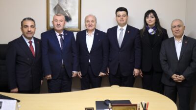 CHP Kocaeli İl Başkanı Erdem Arcan ve beraberindeki il–ilçe yöneticileri,