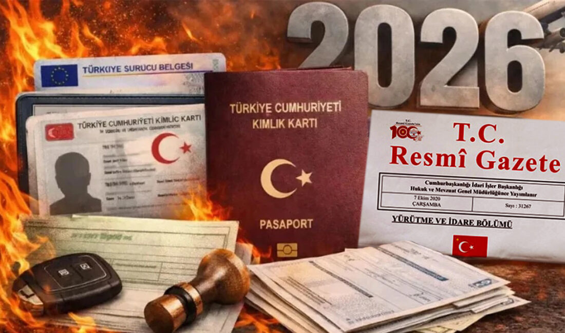 Pasaport, ehliyet, kimlik kartı ve noter evraklarını kapsayan değerli kâğıt