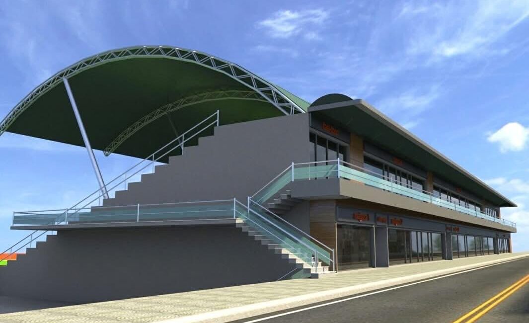 Kandıra İlçe Stadı için Gençlik ve Spor Bakanlığı destekli tribün