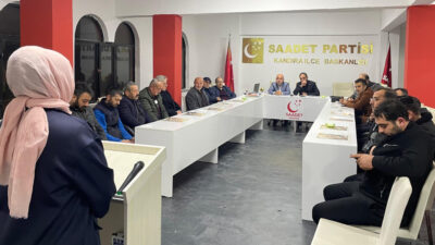 Saadet Partisi Kandıra İlçe Teşkilatı’nın Aralık ayı İlçe Divan Toplantısı,