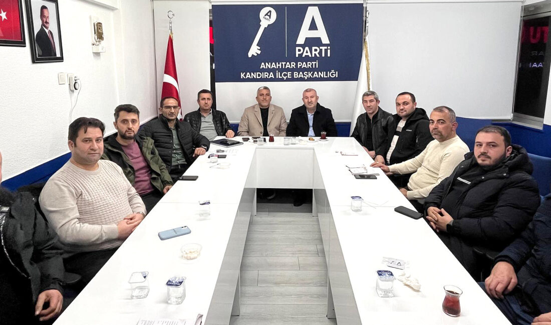 Dün akşam Anahtar Parti Kandıra İlçe Başkanlığı’nı ziyaret ettim. İlçe
