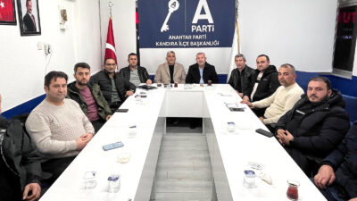 Dün akşam Anahtar Parti Kandıra İlçe Başkanlığı’nı ziyaret ettim. İlçe