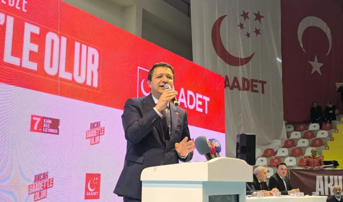 Saadet Partisi Gebze İlçe Kongresi, yoğun katılımla Gebze Kapalı Spor