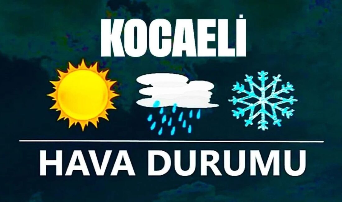 Kocaeli genelinde önümüzdeki günlerde yağışlı ve çok bulutlu hava etkisini