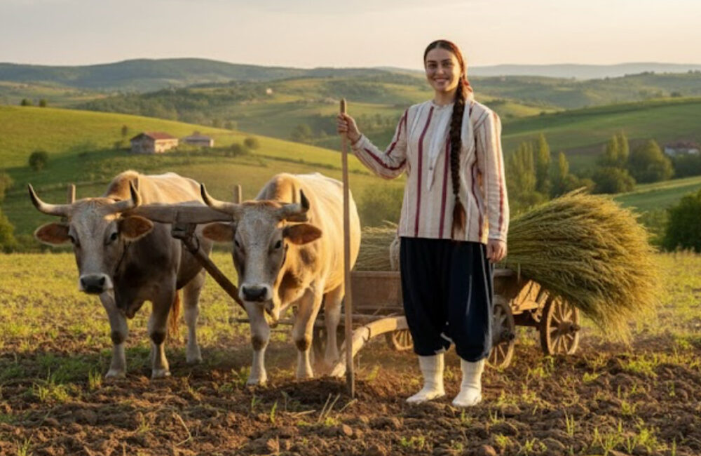 Kandıra’nın Balaban Köyü’nden sosyal medya fenomeni Aslı Yağız, yöresel kültürü