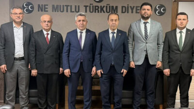 Belediye Başkanı Erol Ölmez ve İlçe Başkanı Sertan Kulaç, Milliyetçi