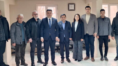 CHP Kandıra İlçe Başkanı Gürcan Yalçıntuğ ve ilçe yönetimi, Kandıra