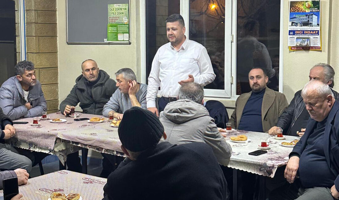 Çerçili ve Hediyeli mahallelerinde esnafla bir araya gelen Kandıra Esnaf