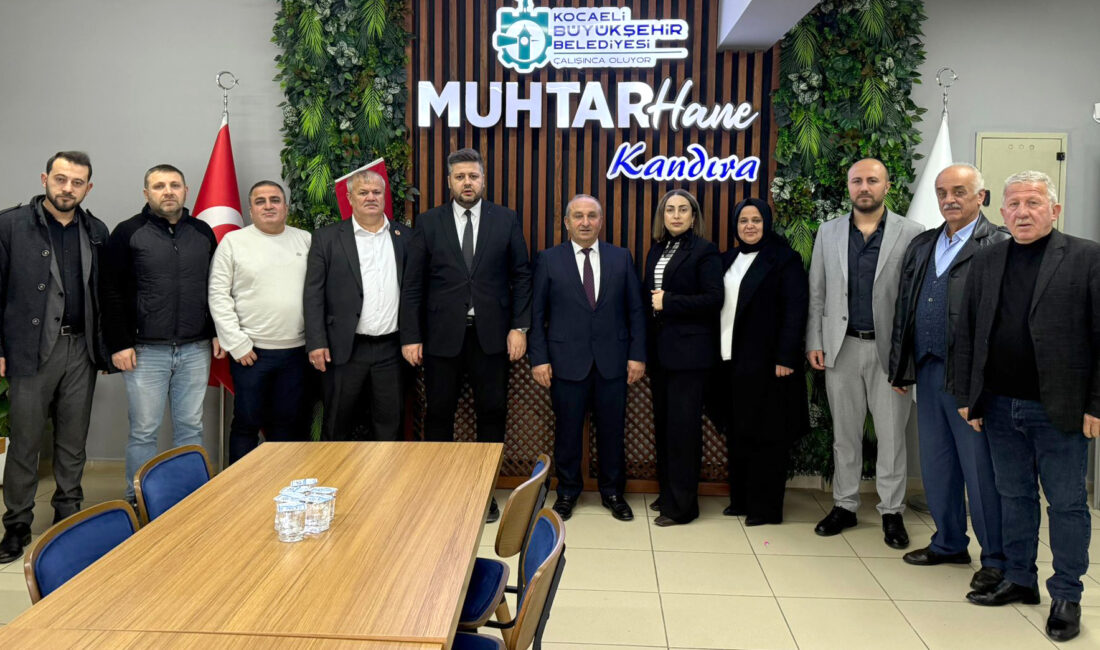 Kandıra Esnaf ve Sanatkârlar Odası başkan adayı Cüneyt Çakır, Muhtarlar