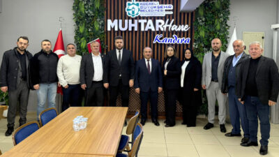 Kandıra Esnaf ve Sanatkârlar Odası başkan adayı Cüneyt Çakır, Muhtarlar