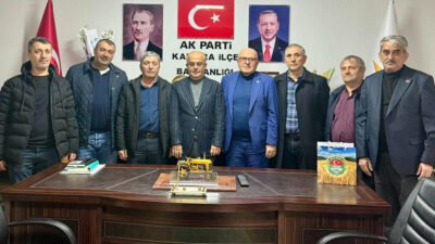 Kandıra Ziraat Odası Başkanı Erdal Çetin ve yönetimi, AK Parti